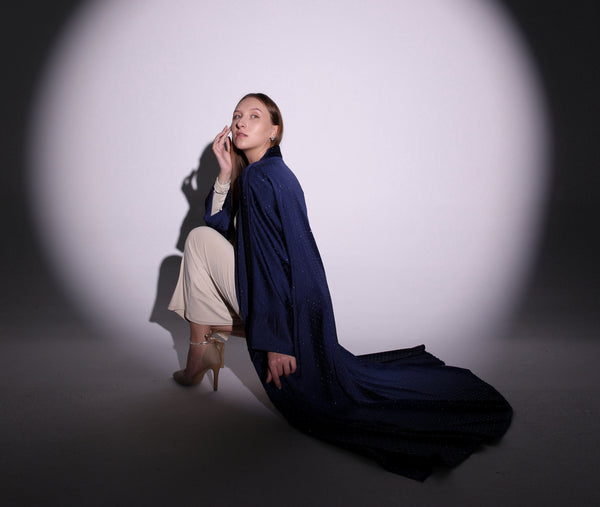 Midnight Sapphire Abaya